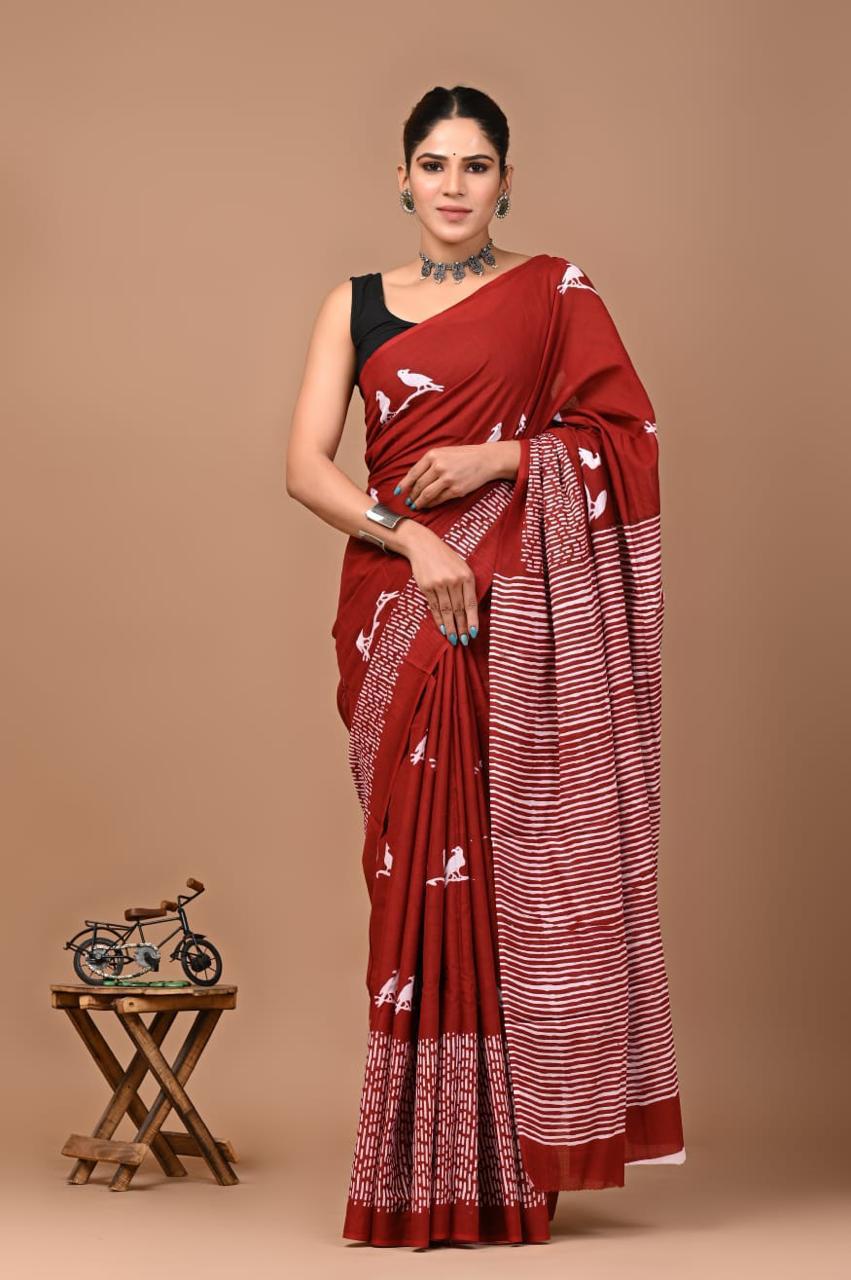 Mul Mul Cotton Saree
