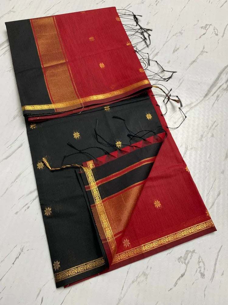 Maheshwari Cotton Silk Saree