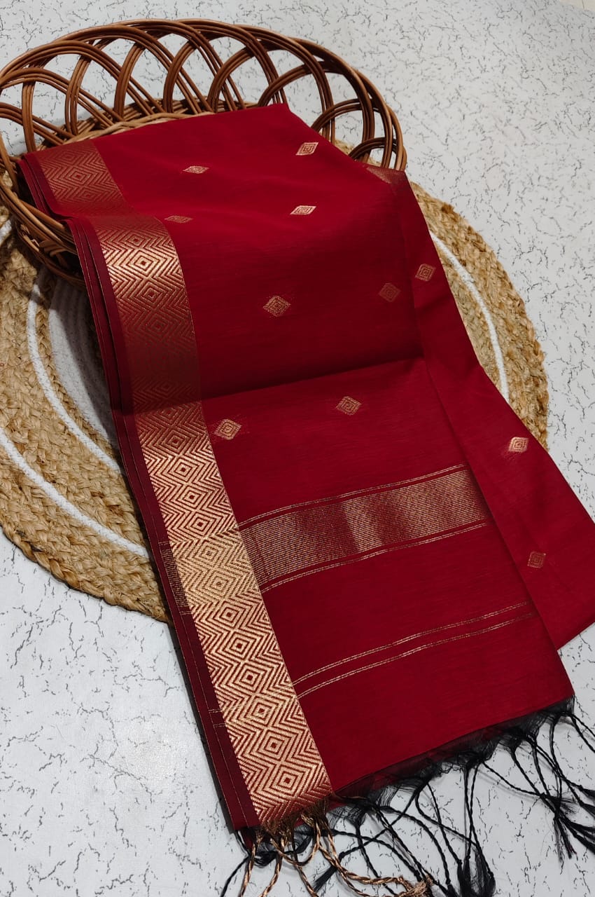 Nayantara inspired Premium Cotton Silk Saree
