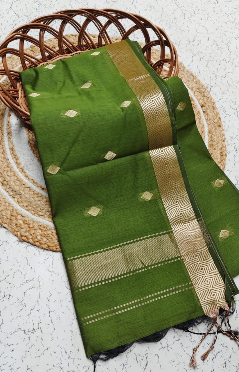 Nayantara inspired Premium Cotton Silk Saree