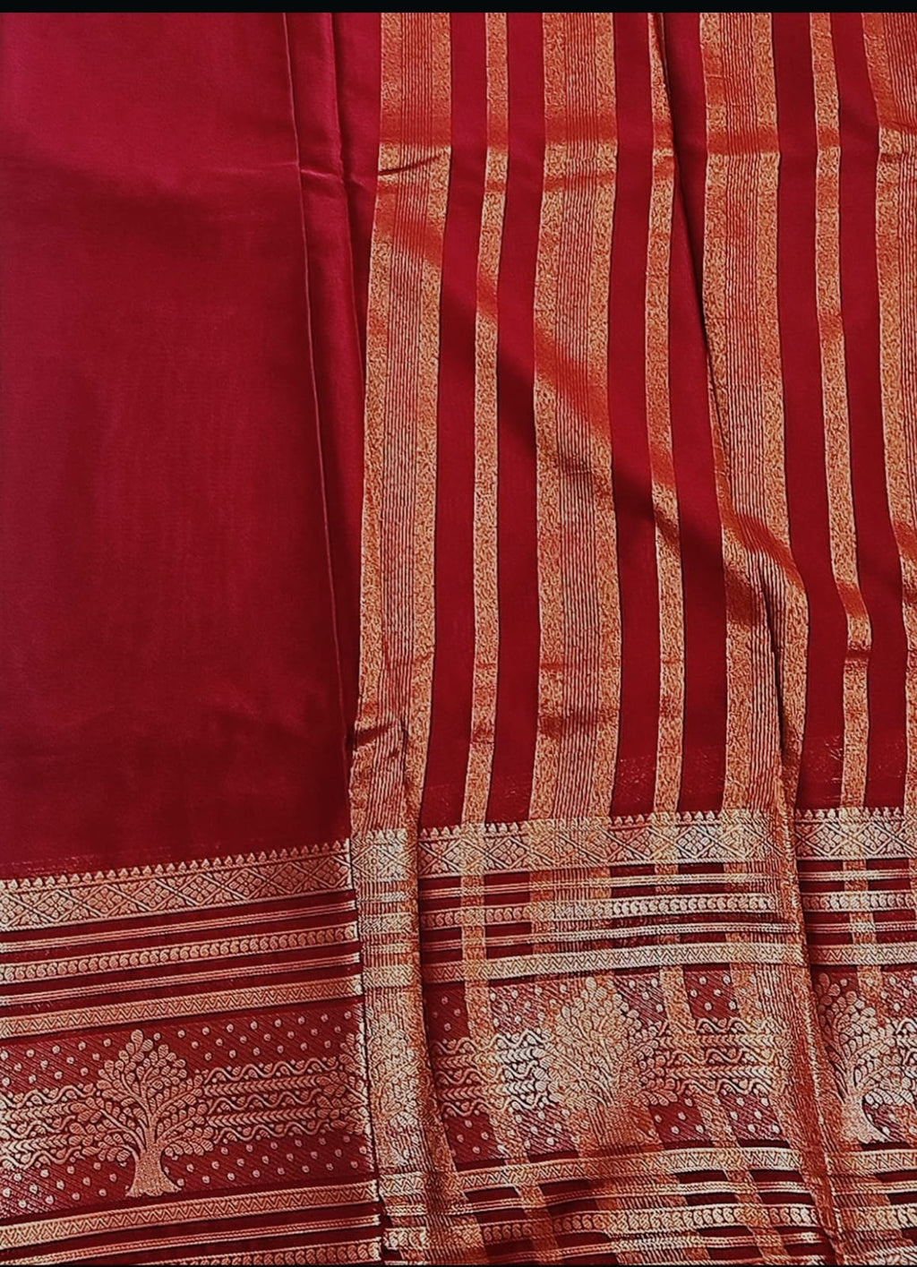 Mysore Semi Silk Saree-Red