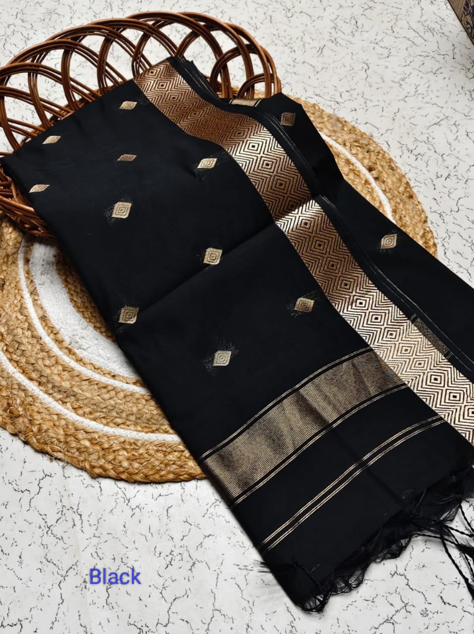 Nayantara inspired Premium Cotton Silk Saree