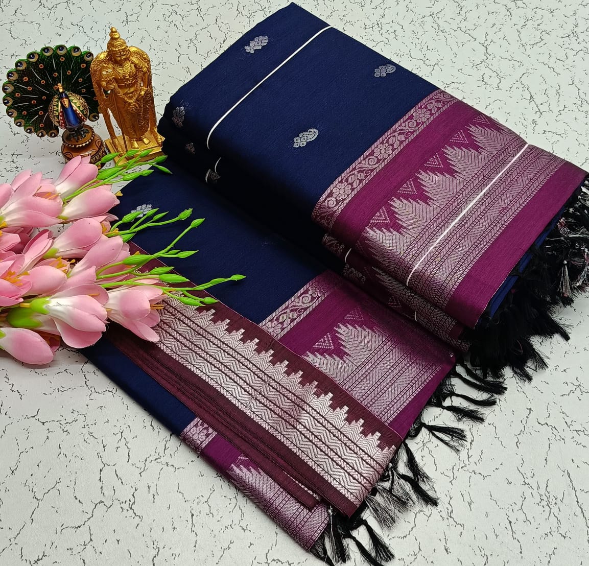 Kalyani Cotton with Buttas