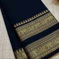 Kanchi Cotton Saree -Black